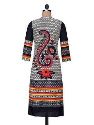 embroidered cotton kurta - 1094171 - Standard Image - 3