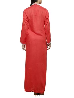 peach rayon kurta kurti - 10942658 - Standard Image - 3