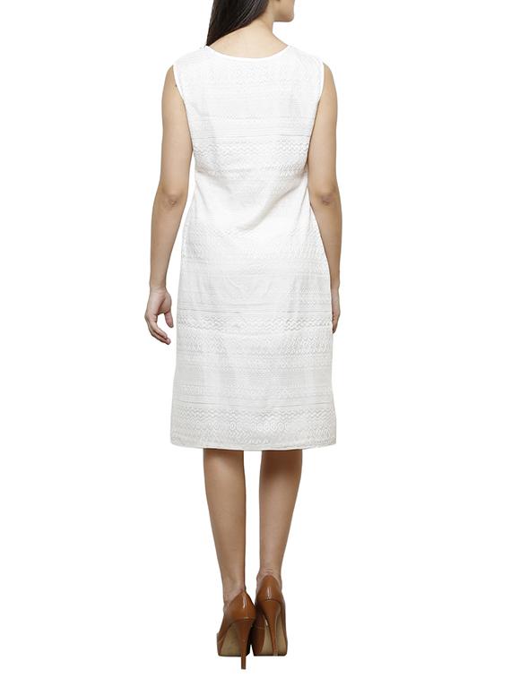 ivory net dress - 10942689 - Zoom Image - 3
