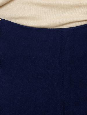 navy blue cotton blend regular shorts - 10942716 - Standard Image - 4