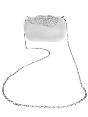 silver embellished clutches - 1094619 - Standard Image - 5