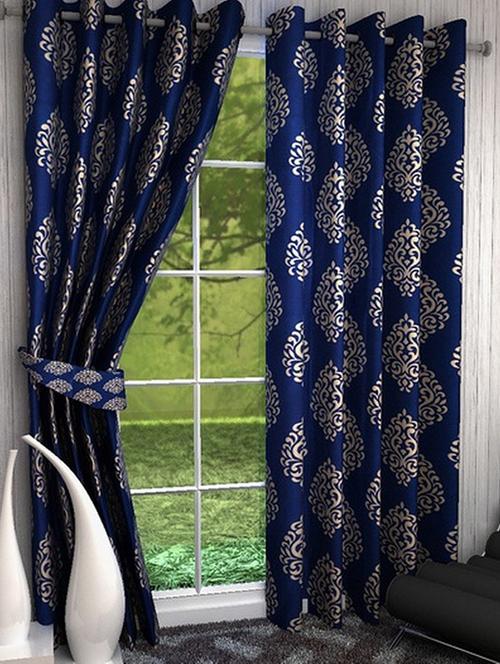 k dã©cor set of 2 beautiful polyester door curtains - 10947416 - Standard Image - 1