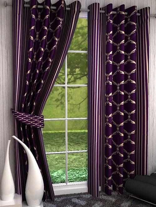 k dã©cor beautiful polyster window curtain - 1 pc - 10948253 - Standard Image - 1