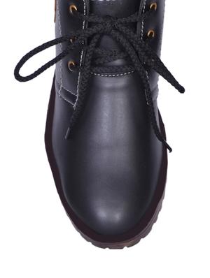 black leather casual shoes - 10959864 - Standard Image - 3