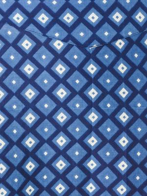 blue printed maxi skirt - 10980895 - Standard Image - 4