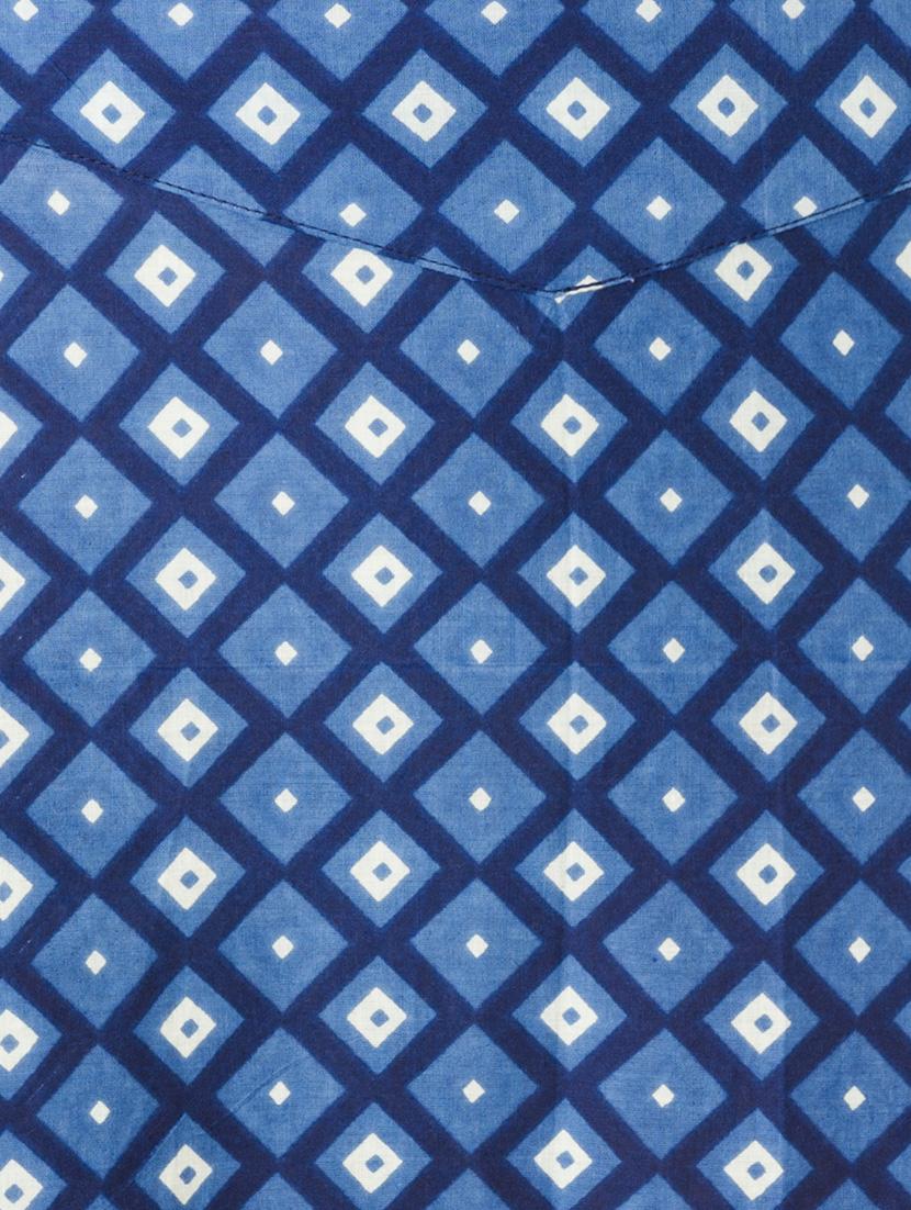 blue printed maxi skirt - 10980895 - Zoom Image - 4