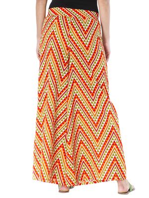 multi colored cotton palazzos - 10980903 - Standard Image - 3