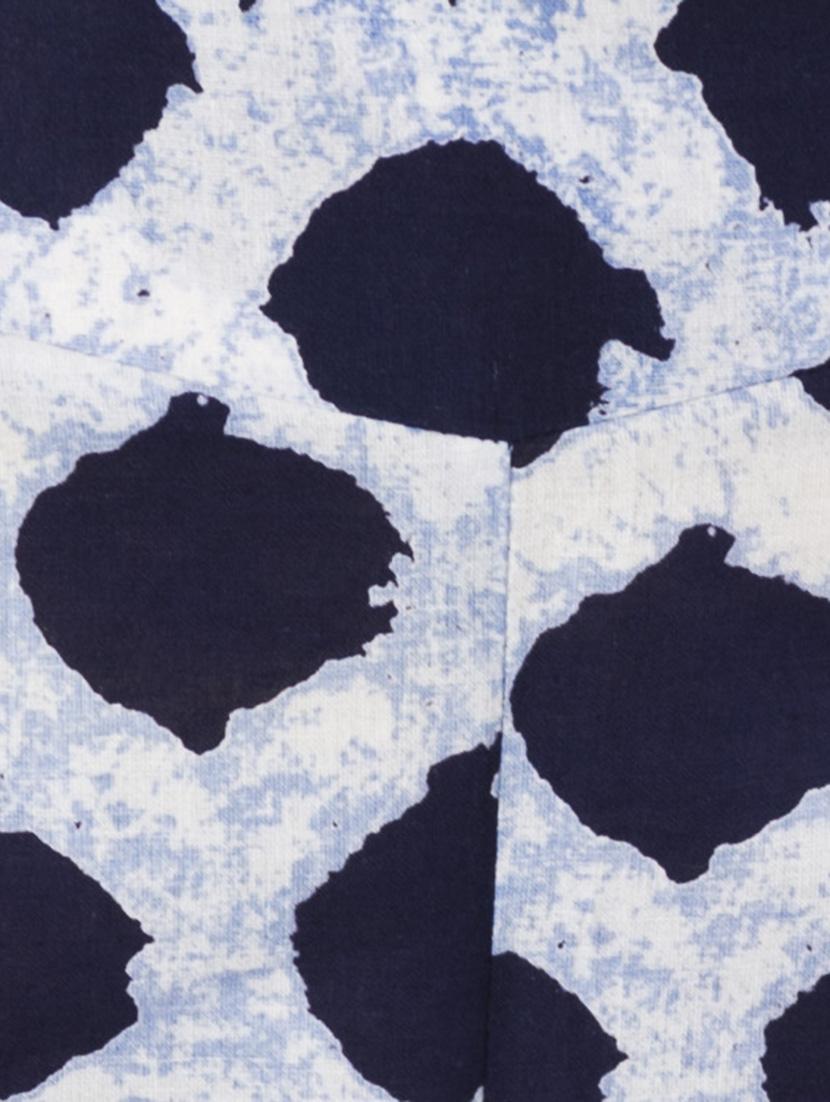blue cotton palazzos - 10980916 - Zoom Image - 4