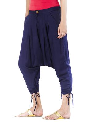 navy blue cotton harem pants - 10980942 - Standard Image - 2