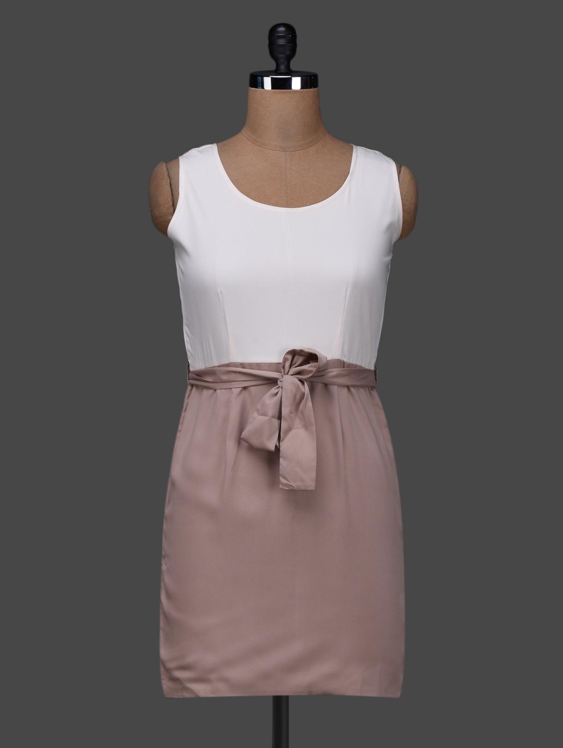 sleeveless colour block dress - 1100926 - Zoom Image - 1