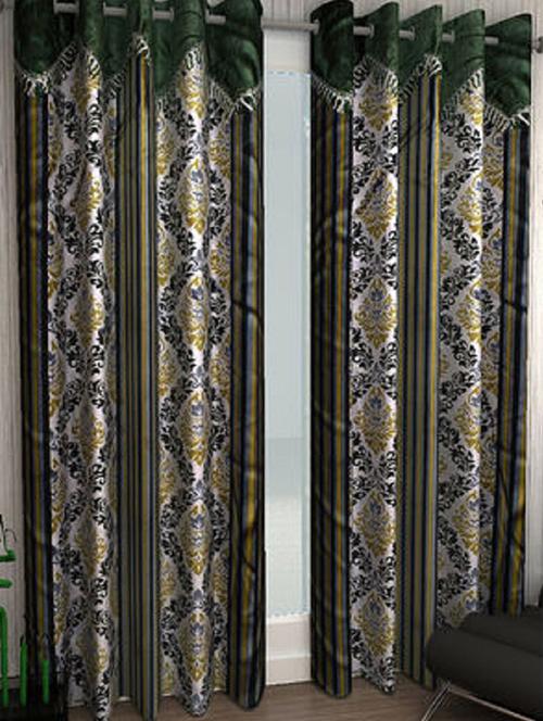 k d??cor set of 8 valance style long door curtains - 11014736 - Standard Image - 1