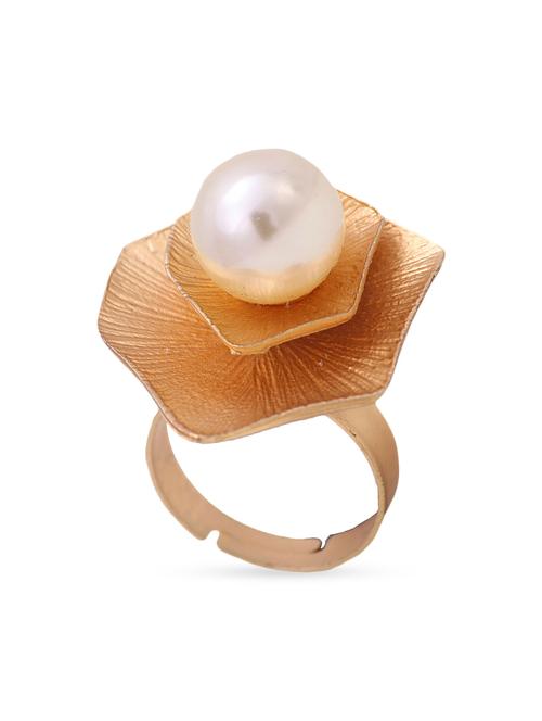 gold, white metal ring - 11017939 - Standard Image - 1