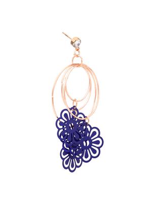 blue metal earring - 11017960 - Standard Image - 2
