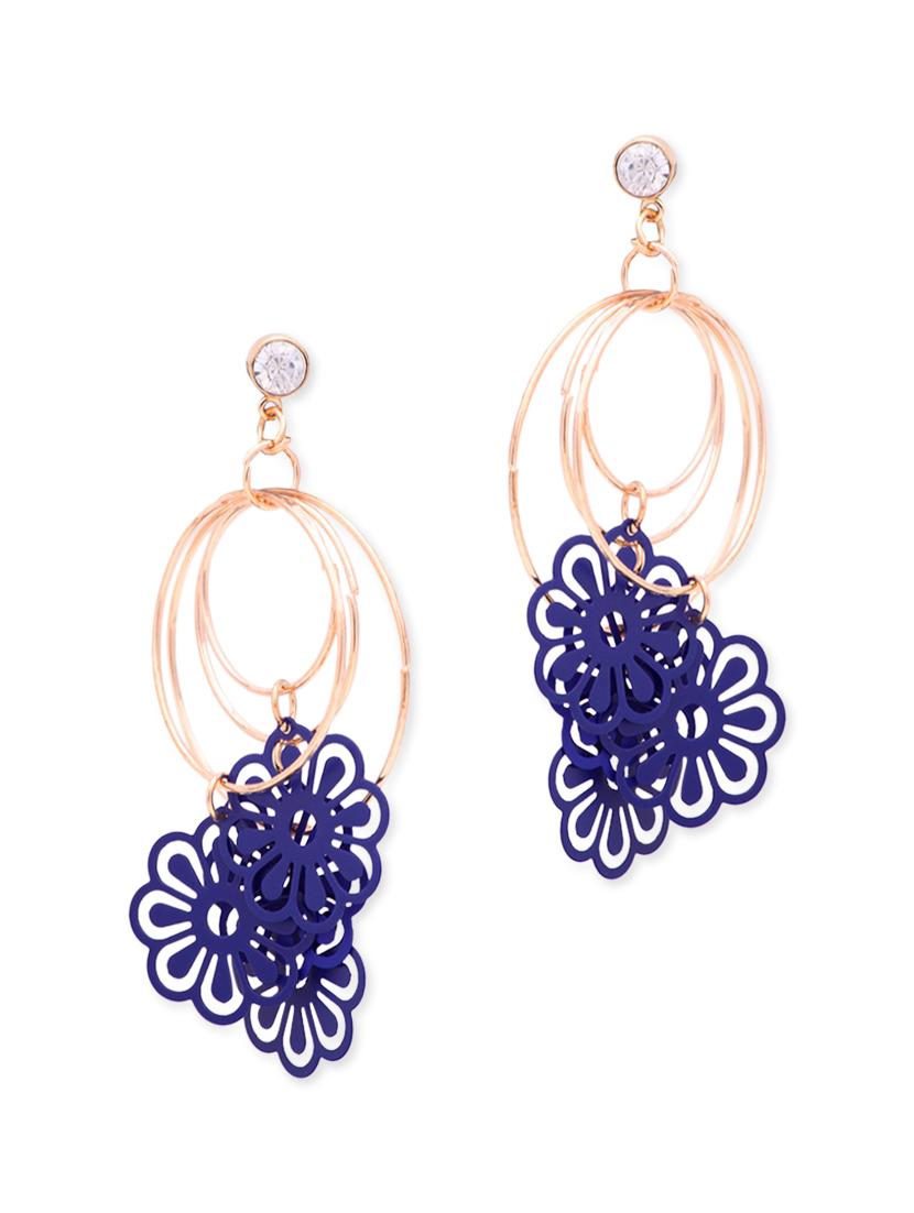 blue metal earring - 11017960 - Zoom Image - 1