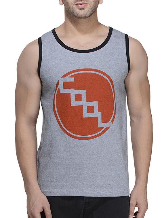 grey cotton vest - 11018467 - Zoom Image - 1