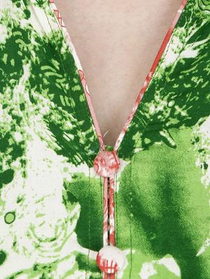 green rayon straight kurta - 11037365 - Standard Image - 4