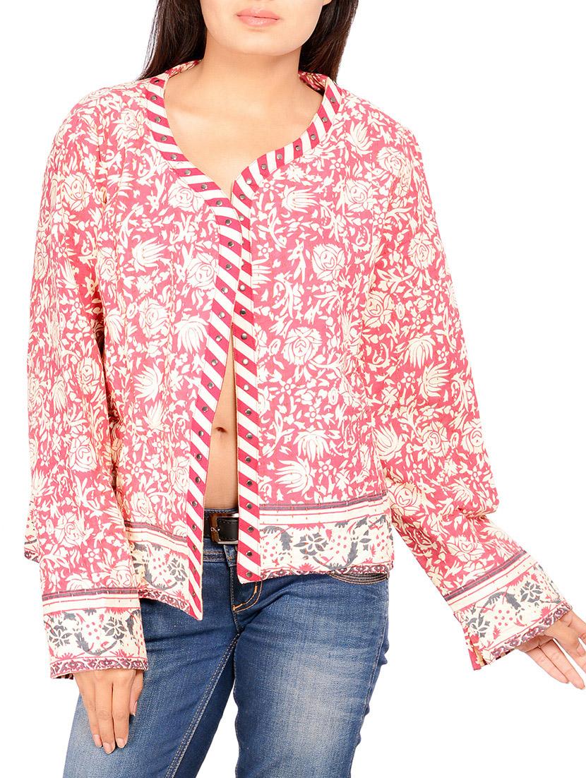 multi colored cotton summer jacket - 11039590 - Zoom Image - 1