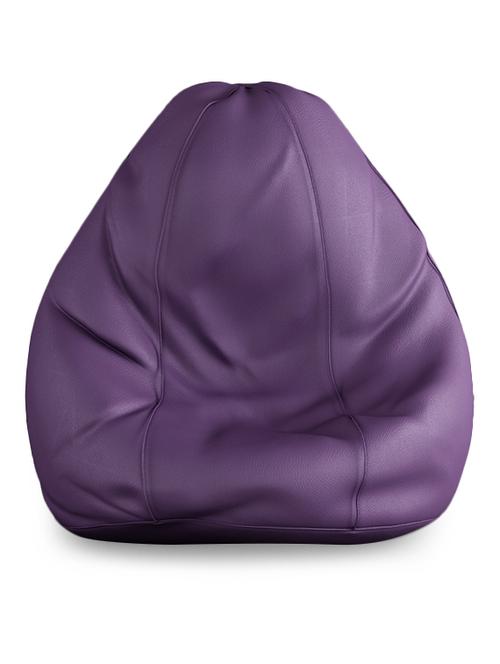 Solid pattern leatherette bean bag Cover - 1104582 - Very Small Image - 1