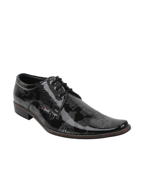 black leather casual shoes - 11046111 - Standard Image - 1
