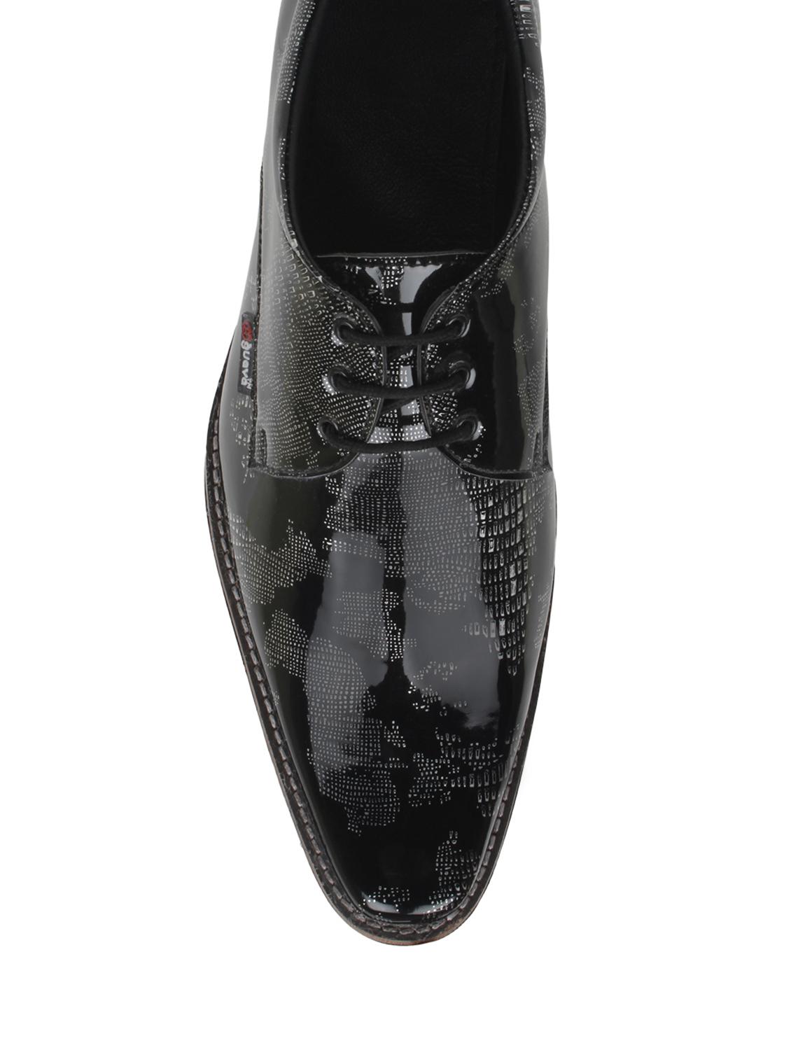 black leather casual shoes - 11046111 - Zoom Image - 4