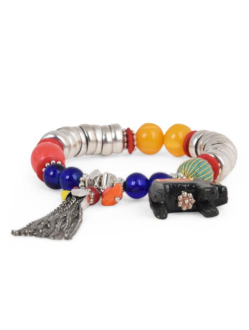 elephant embellished beaded bracelet - 1105022 - Standard Image - 1