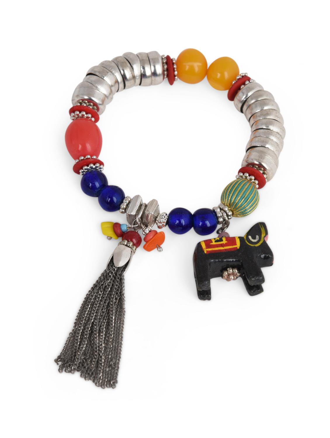 elephant embellished beaded bracelet - 1105022 - Zoom Image - 3