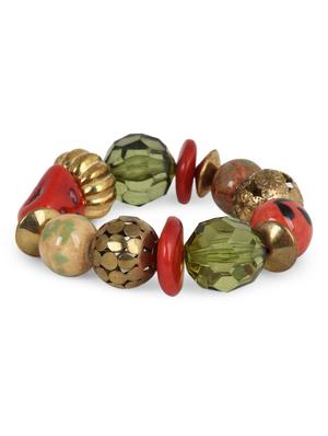 multicolour beaded bracelet - 1105023 - Standard Image - 2