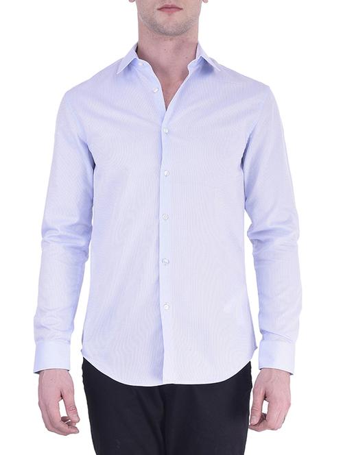 blue cotton casual shirt - 11052992 - Standard Image - 1