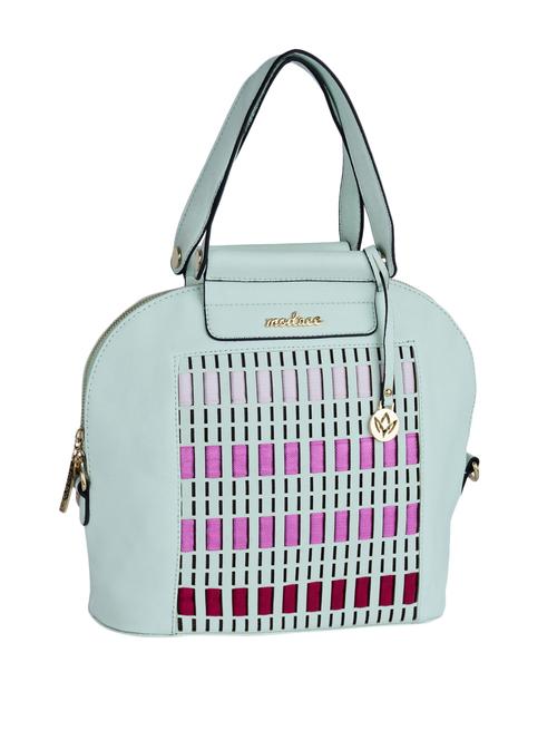 Pale blue leatherette backpack - 1106725 - Very Small Image - 1