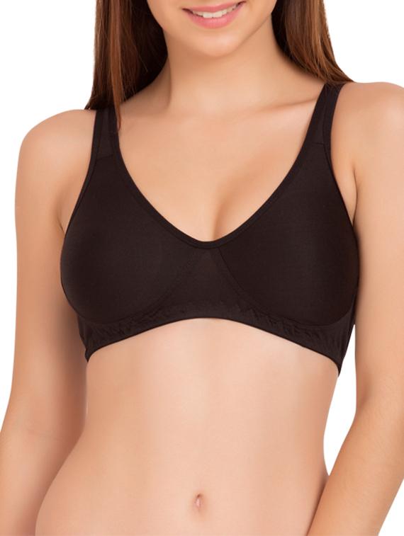 black cotton bra - 11067410 - Zoom Image - 1