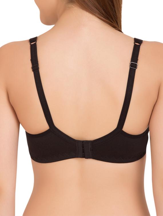 black cotton bra - 11067410 - Zoom Image - 2