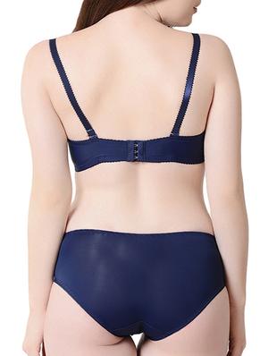 blue nylon bras and panty set - 11070247 - Standard Image - 3