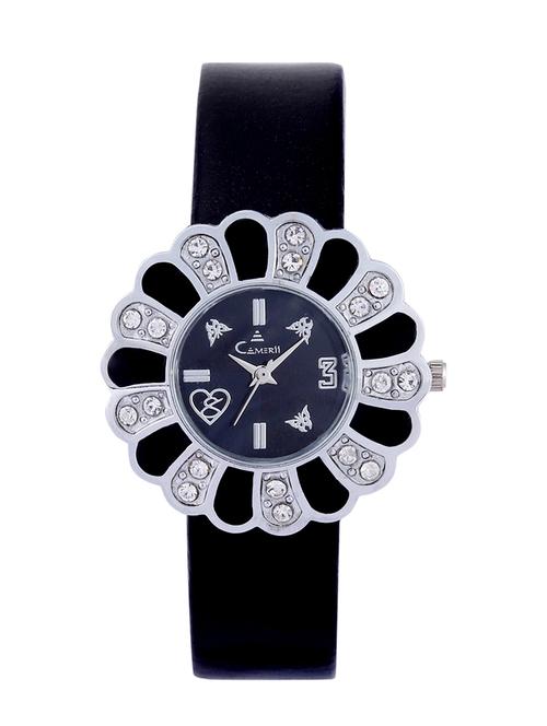 black analogue embellished wrist watch - 1107630 - Very Small Image - 1