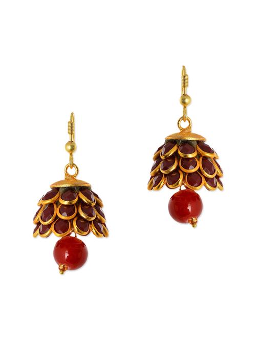 red brass earring - 11083726 - Very Small Image - 1