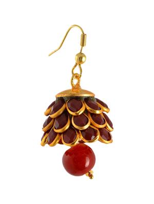 red brass earring - 11083726 - Standard Image - 2