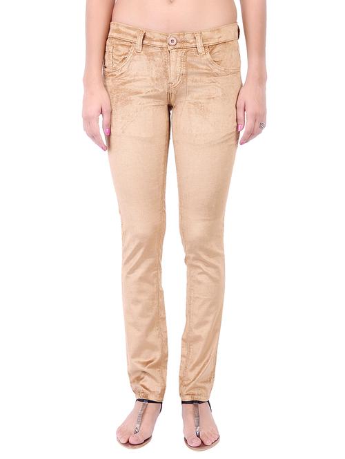 beige cotton jeans - 11085341 -  Standard Image - 0