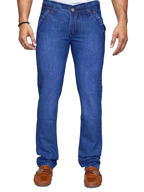 blue cotton blend jeans - 11085870 - Very Small Image - 1