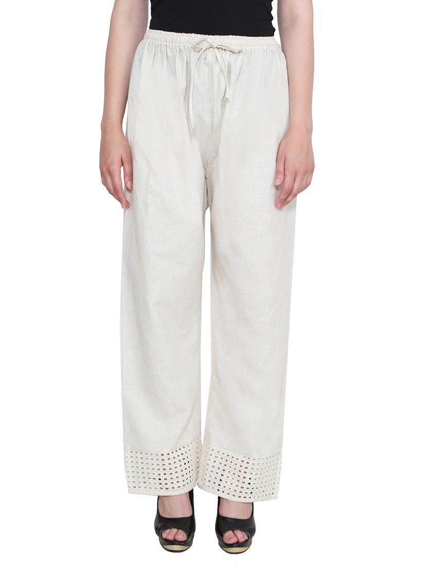 white linen palazzo - 11113054 - Zoom Image - 1