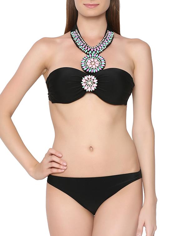black nylon bikini - 11113236 - Zoom Image - 1