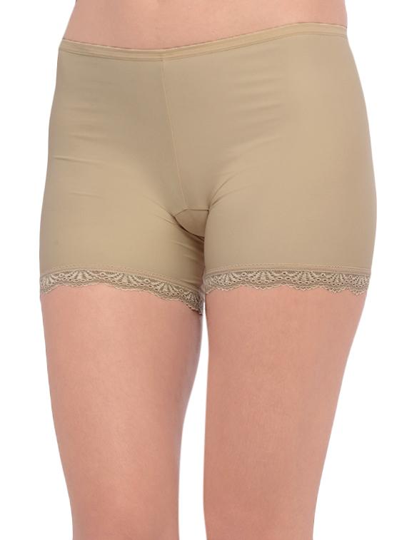 beige nylon boy shorts panty - 11113251 - Zoom Image - 2