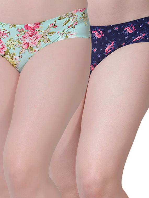 multi colored nylon bikini panty - 11113398 - Zoom Image - 1