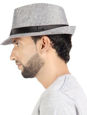 grey cotton blend hat - 11118280 - Standard Image - 2