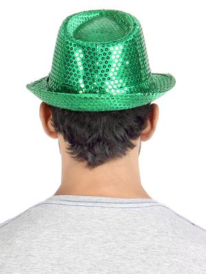 green cotton blend hat - 11118284 - Standard Image - 3