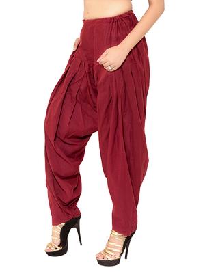 black cotton patiyala salwars - 11119994 - Standard Image - 3
