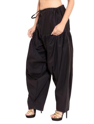 black cotton combo salwars - 11120000 - Standard Image - 6