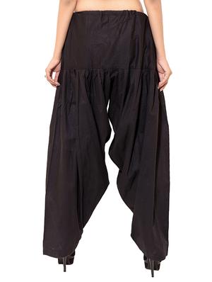 black cotton combo salwars - 11120000 - Standard Image - 7