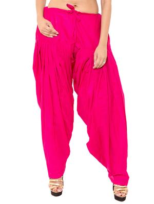 pink cotton patiyala salwar combos - 11120018 - Standard Image - 5