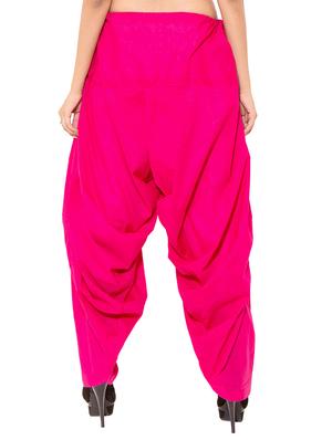 pink cotton patiyala salwar combos - 11120018 - Standard Image - 7