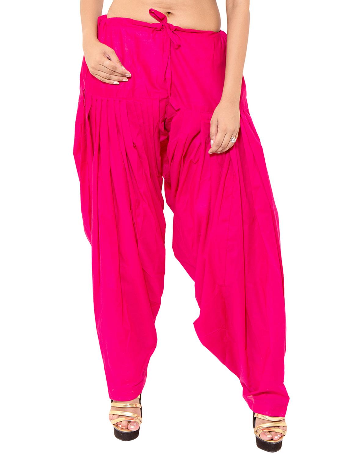 pink cotton patiyala salwar combos - 11120018 - Zoom Image - 5