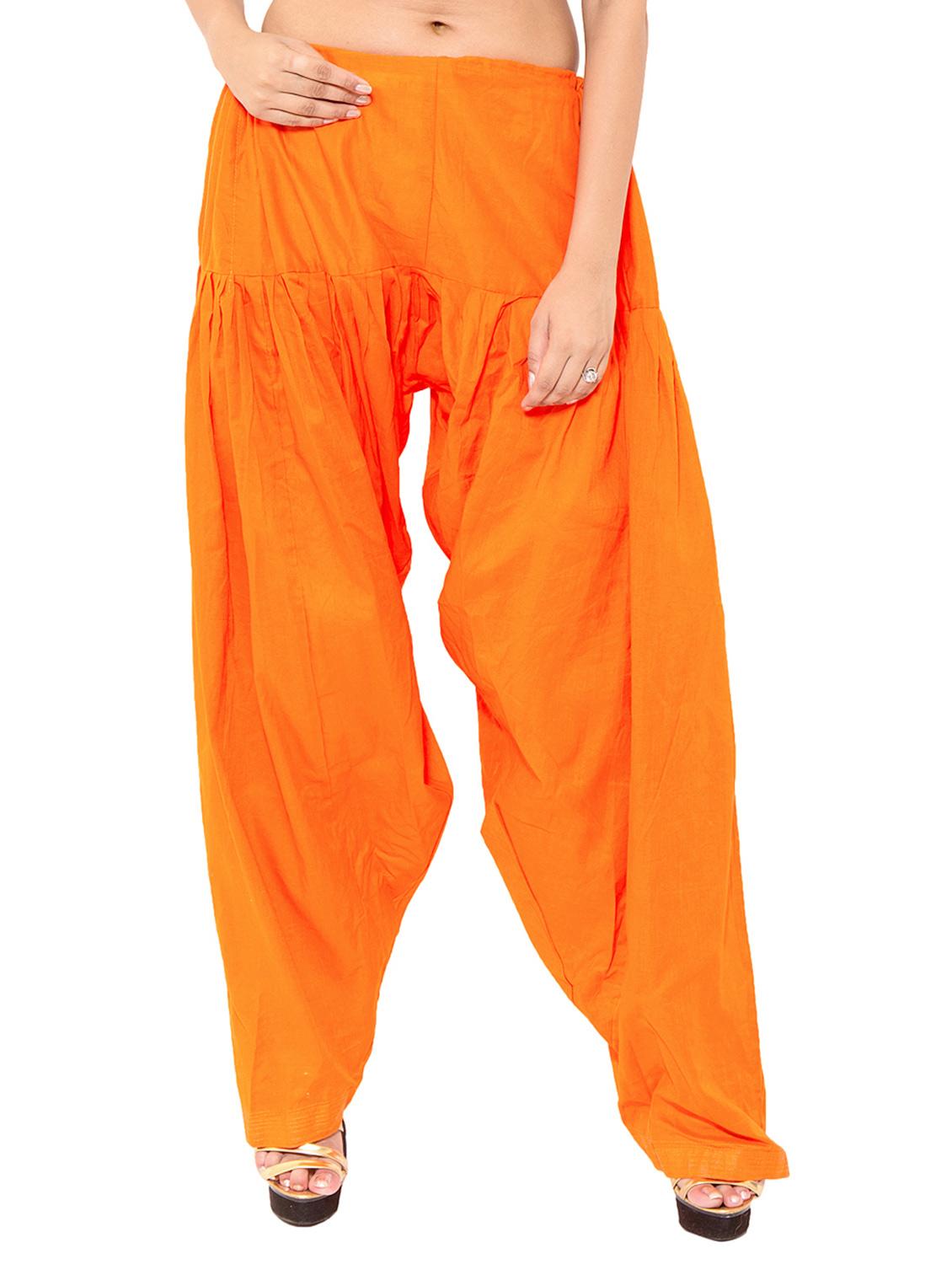 red cotton patiyala salwars - 11120023 - Zoom Image - 2